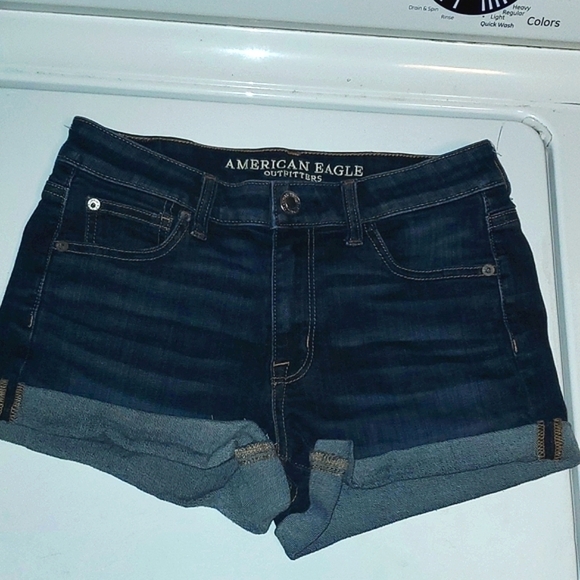 American eagle sz 4 hi rise shortie - Picture 1 of 12